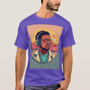 Fan de musique Badge T-Shirt Design