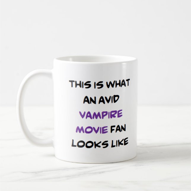 fan de vidéo vampire, David Mug (Gauche)