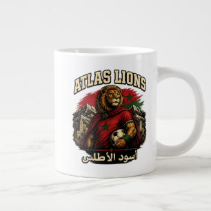 Fan des Lions de l'Atlas Maroc   Mug Vintage Mor 