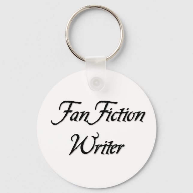 Fan Fiction Writer Keychain (Front)