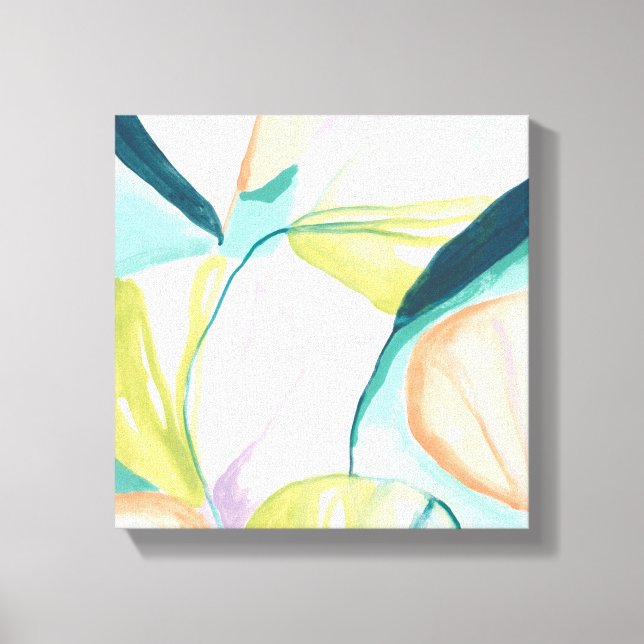 Fan Flowers IV Canvas Print (Front)