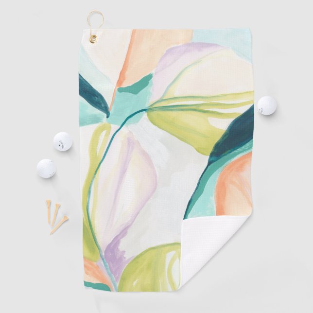 Fan Flowers IV Golf Towel (InSitu)