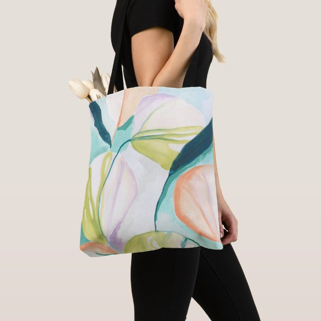 Fan Flowers IV Tote Bag (Close Up)