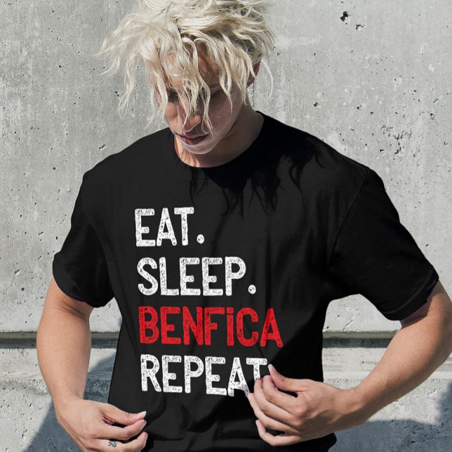 Fan Life Tee: Eat, Sleep, Benfica T-Shirt (Creator Uploaded)