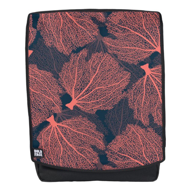 Fan living colral backpack (Front)