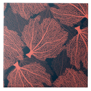 Fan living colral tile