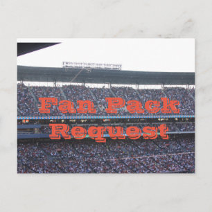 Fan Pack Request Postcard