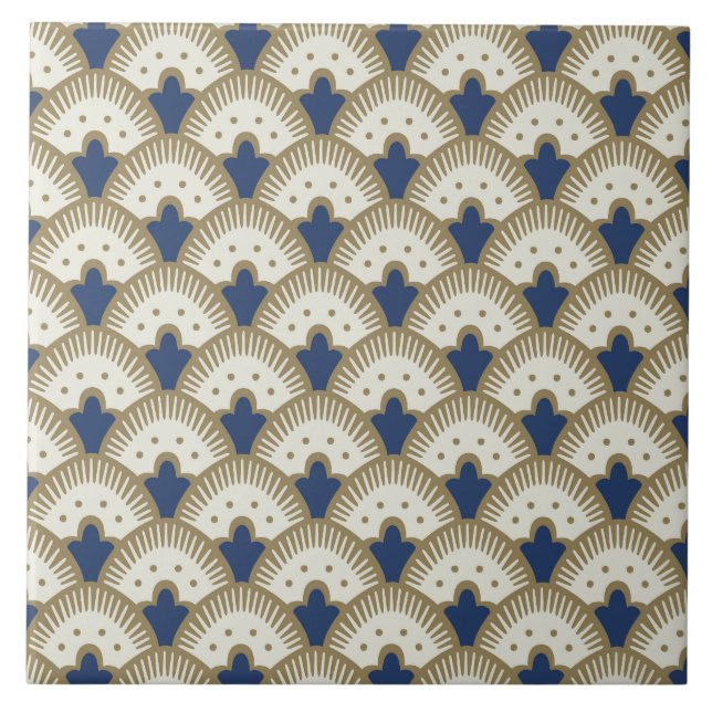 Fan Pattern Tile (Front)