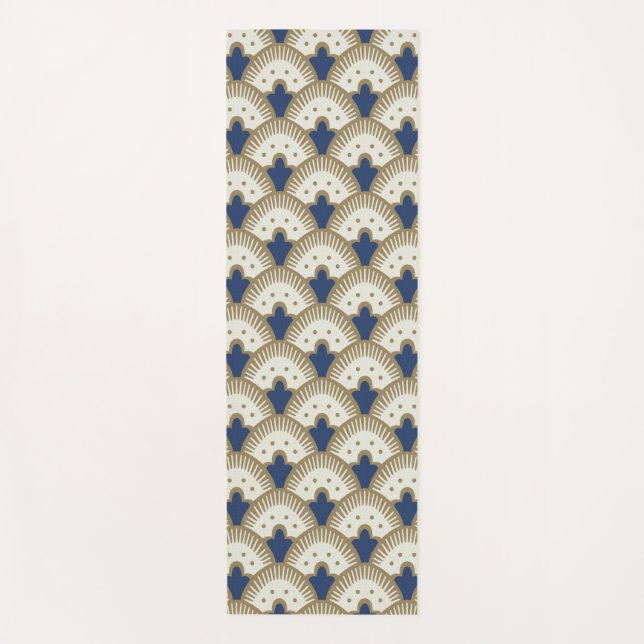 Fan Pattern Yoga Mat (Front)