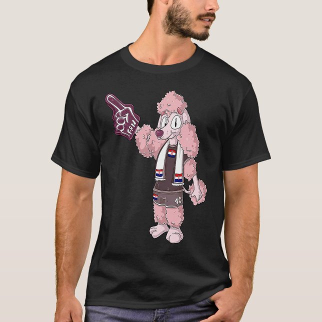 Fan Poodle Croatia T-Shirt (Front)