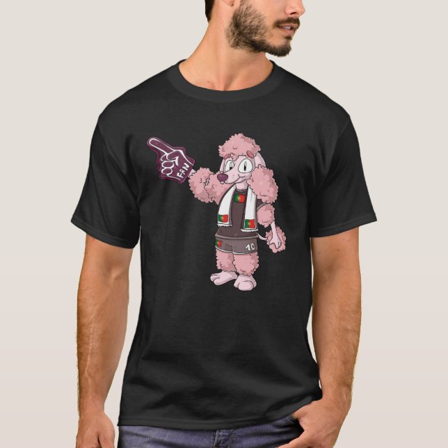 Fan Poodle Portugal T-Shirt (Front)