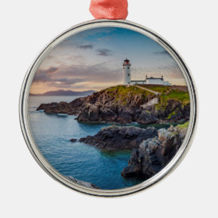 Fanad Head Lighthouse   Donegal, Ireland Metal Ornament