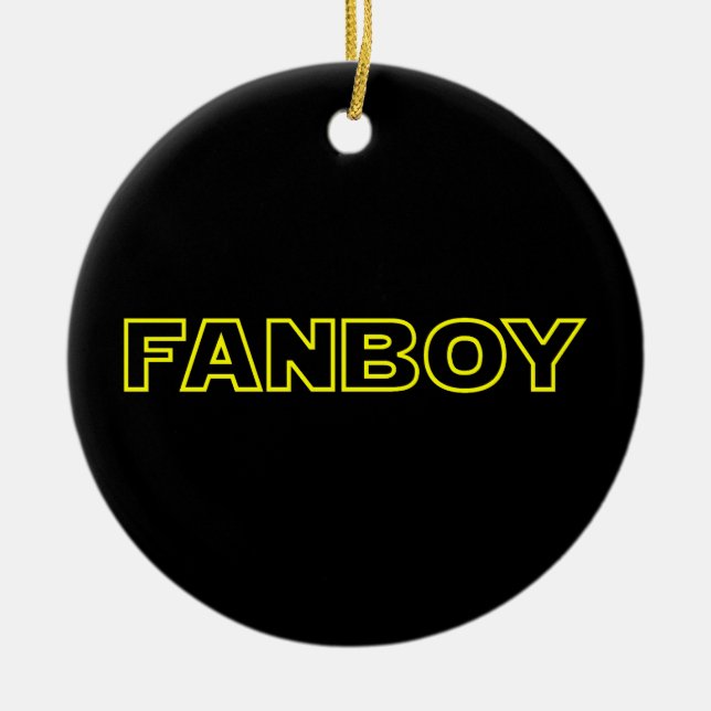 FANBOY CERAMIC ORNAMENT (Front)