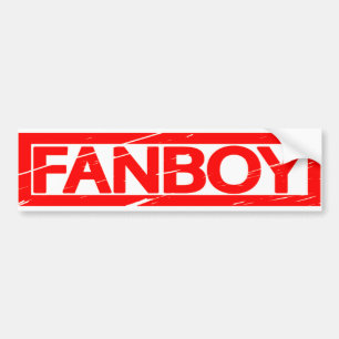 Fanboy Stamp Bumper Sticker