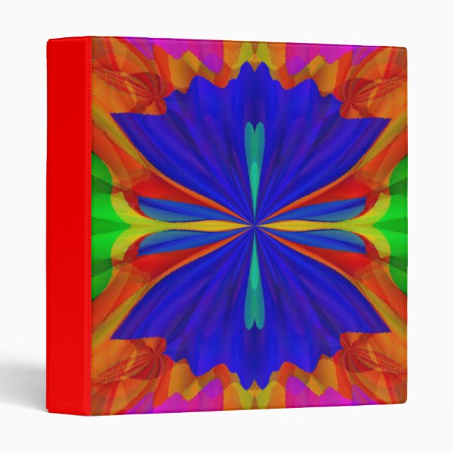 Fanciful Flower Binder (Front/Spine)