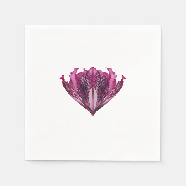 Fanciful Flower Napkin (Front)