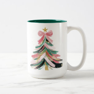 Fanciful Holidays Two-Tone Coffee Mug