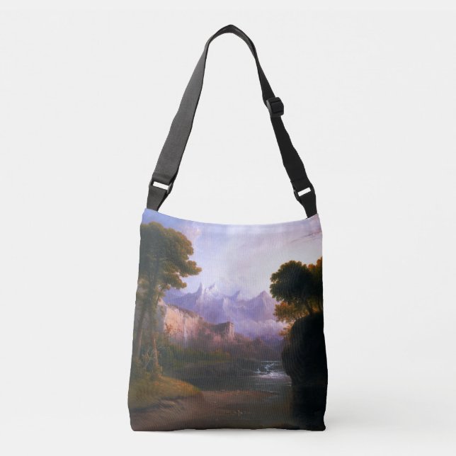 Fanciful Landscape By Thomas Doughty Crossbody Bag (Front)