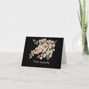 Fanciful Peach Blossoms Thank You Card