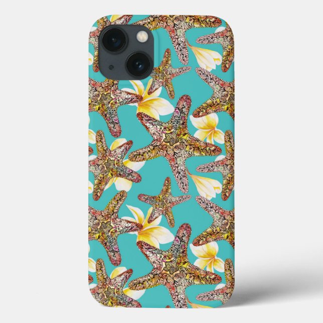 Fanciful Starfish Pattern Case-Mate iPhone Case (Back)