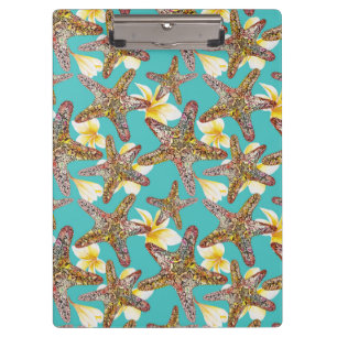 Fanciful Starfish Pattern Clipboard