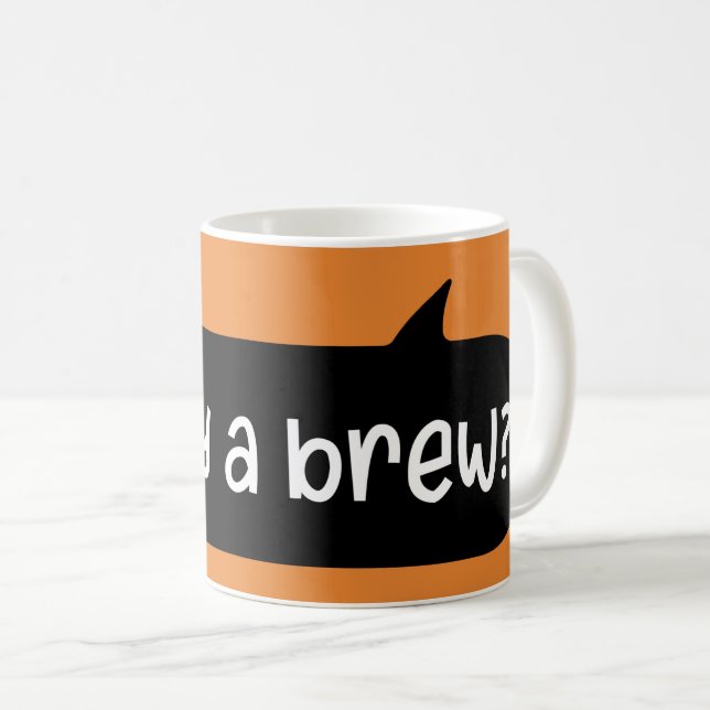 Fancy A Brew? English British Slang, Tea Mug (Front Right)