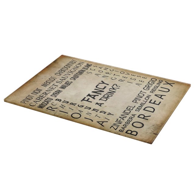 Fancy A Drink Cutting Board! Board (Corner)