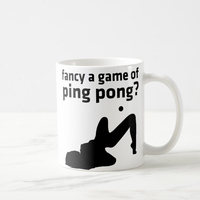 fancy a game of ping pong? coffee mug (Right)
