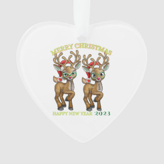 Fancy Acrylic Heart Ornament