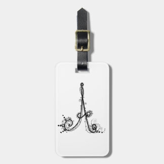 Fancy Alphabet™ "A" Luggage Tag! Luggage Tag