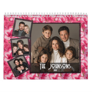 Fancy Amaryllis Tropical Wedding Anniversary Activ Calendar