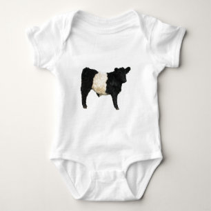 Fancy an Oreo? Belted Galloway Cow Baby Bodysuit