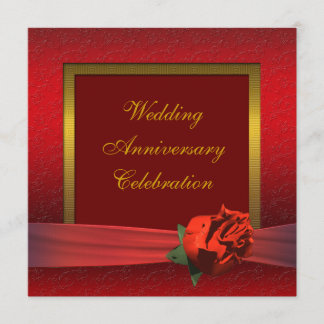 Fancy Anniversaire Fête Invitation