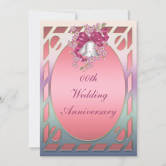 Fancy Anniversary Party Invitation (Front)