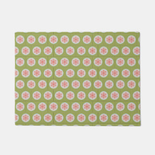 Fancy Artistic Snowflake Pattern Holiday Doormat