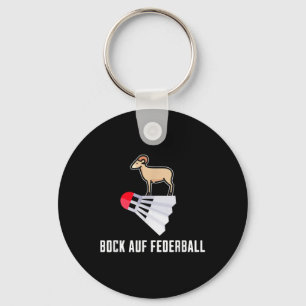Fancy Badminton - Desire For Badminton Badminton Keychain