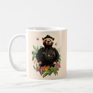 FANCY BEAR ANIMAL DETECTIVE COFFEE MUG