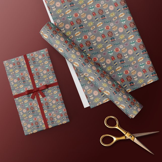Fancy Beer Labels Collage Wrapping Paper (Creator Uploaded)