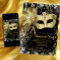 Fancy Black Gold Glitter Masquerade Party