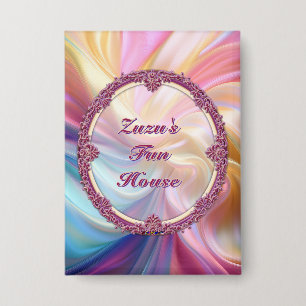 Fancy Border Colourful Pastel Silk Personalize