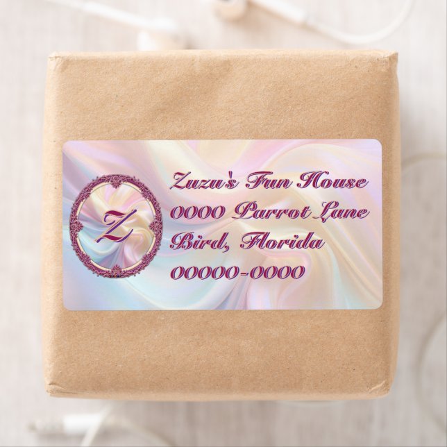 Fancy Border Colourful Pastel Silk Personalize (Insitu)