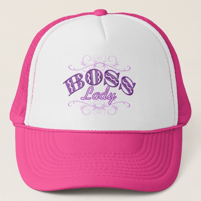 Fancy Boss Lady Trucker Hat (Front)