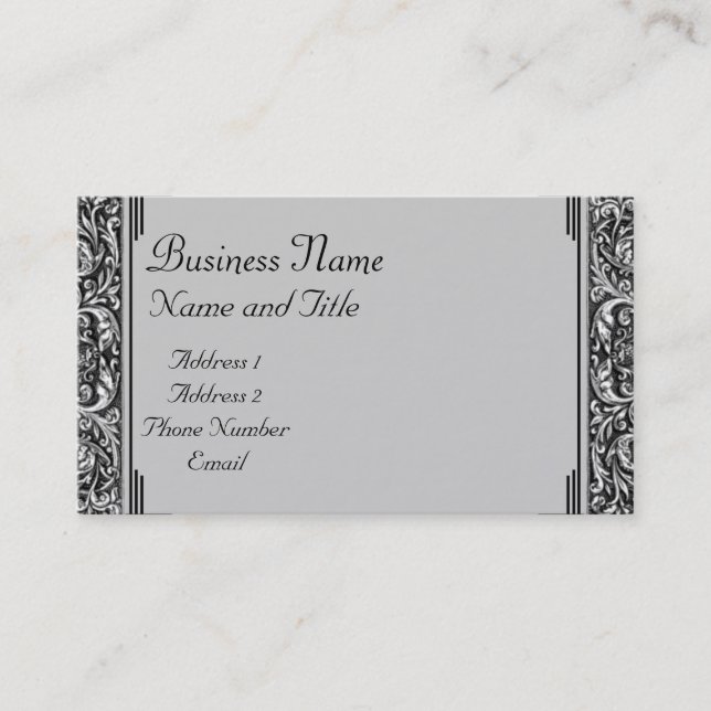 Fancy Business/Profile Card (Front)