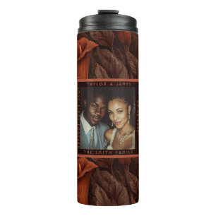 Fancy Calla Lilies Aesthetic Floral Wedding Thermal Tumbler