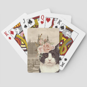 Fancy Cat & The Castle Playing Cards