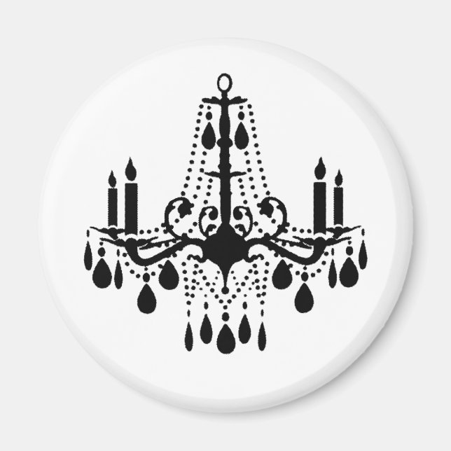 Fancy Chandelier Magnet (Front)