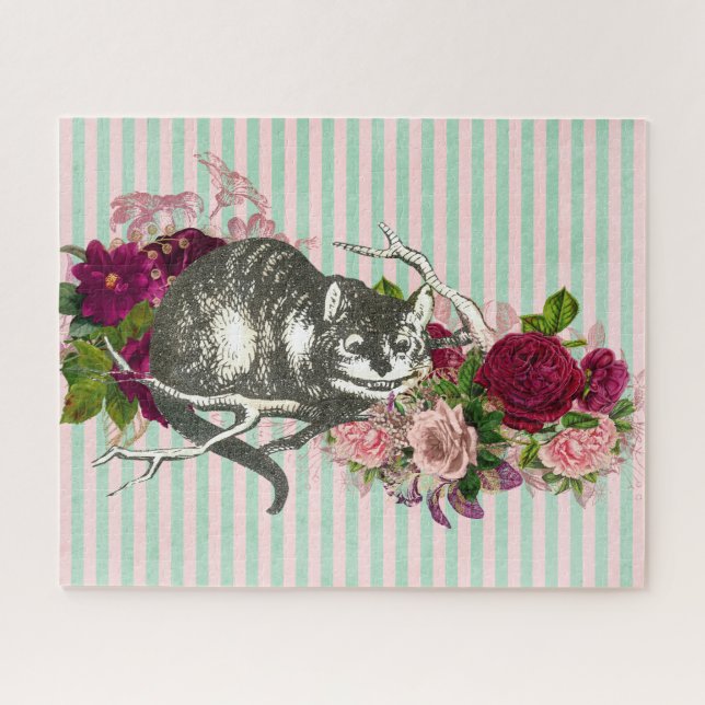 Fancy Cheshire Cat Collage Jigsaw Puzzle (Horizontal)