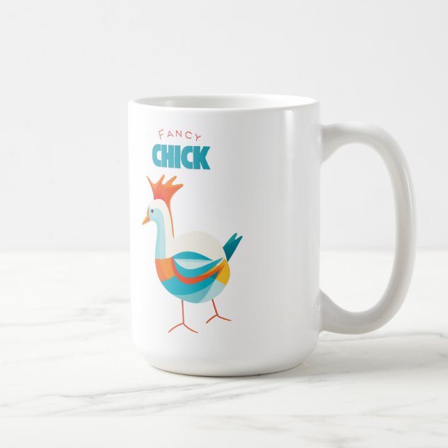 Fancy Chick Coffee Mug (Right)