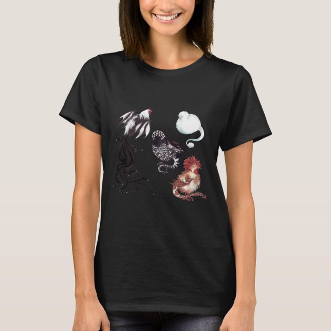fancy chicken cockatrices   T-Shirt (Front)