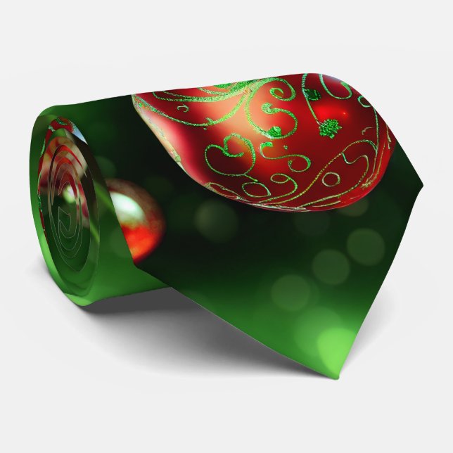 Fancy Christmas Ornament Tie (Rolled)